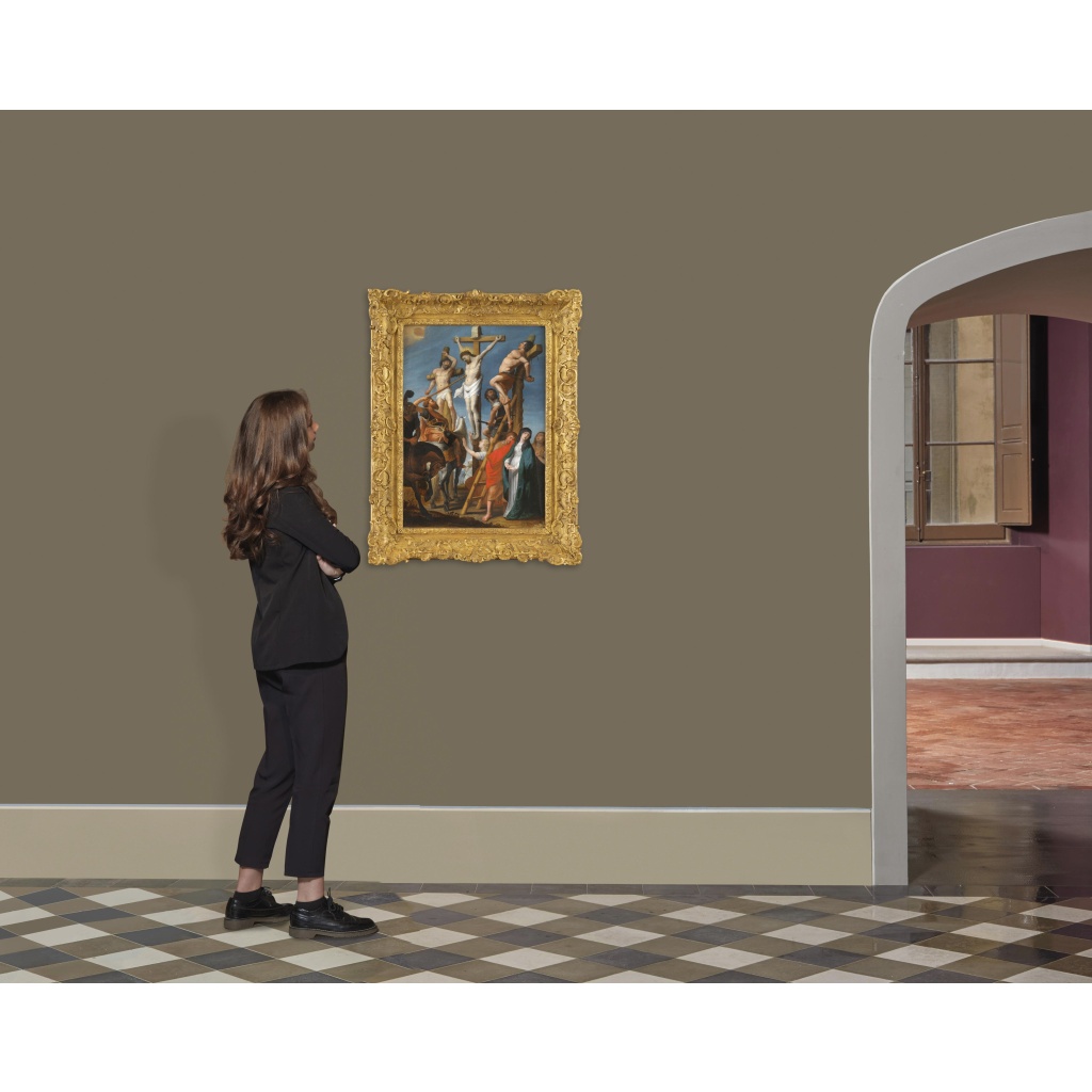 La Crucifixion ou « le Coup de lance », école lorraine du 17e siècle 8