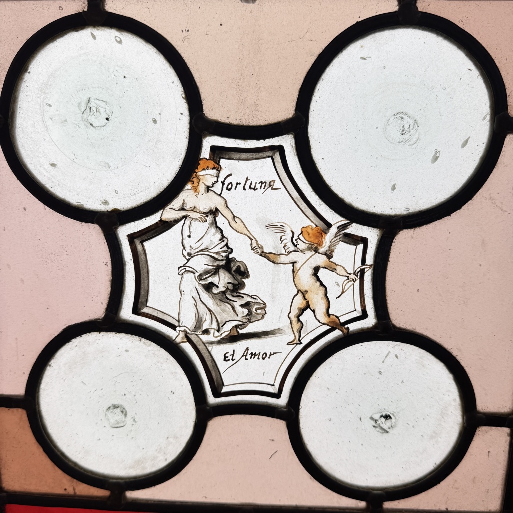 Vitraux aux profils (H165cm L111cm) 11