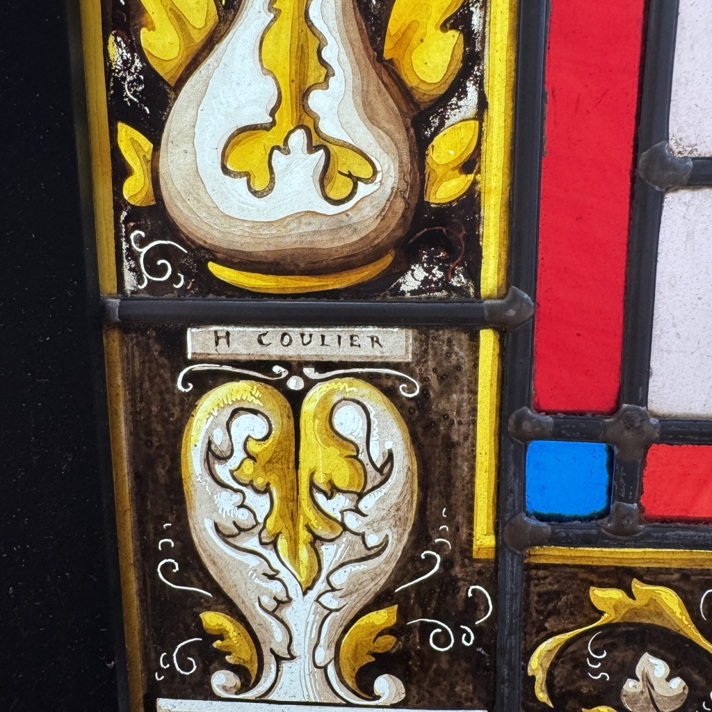 Vitraux aux profils (H165cm L111cm) 7