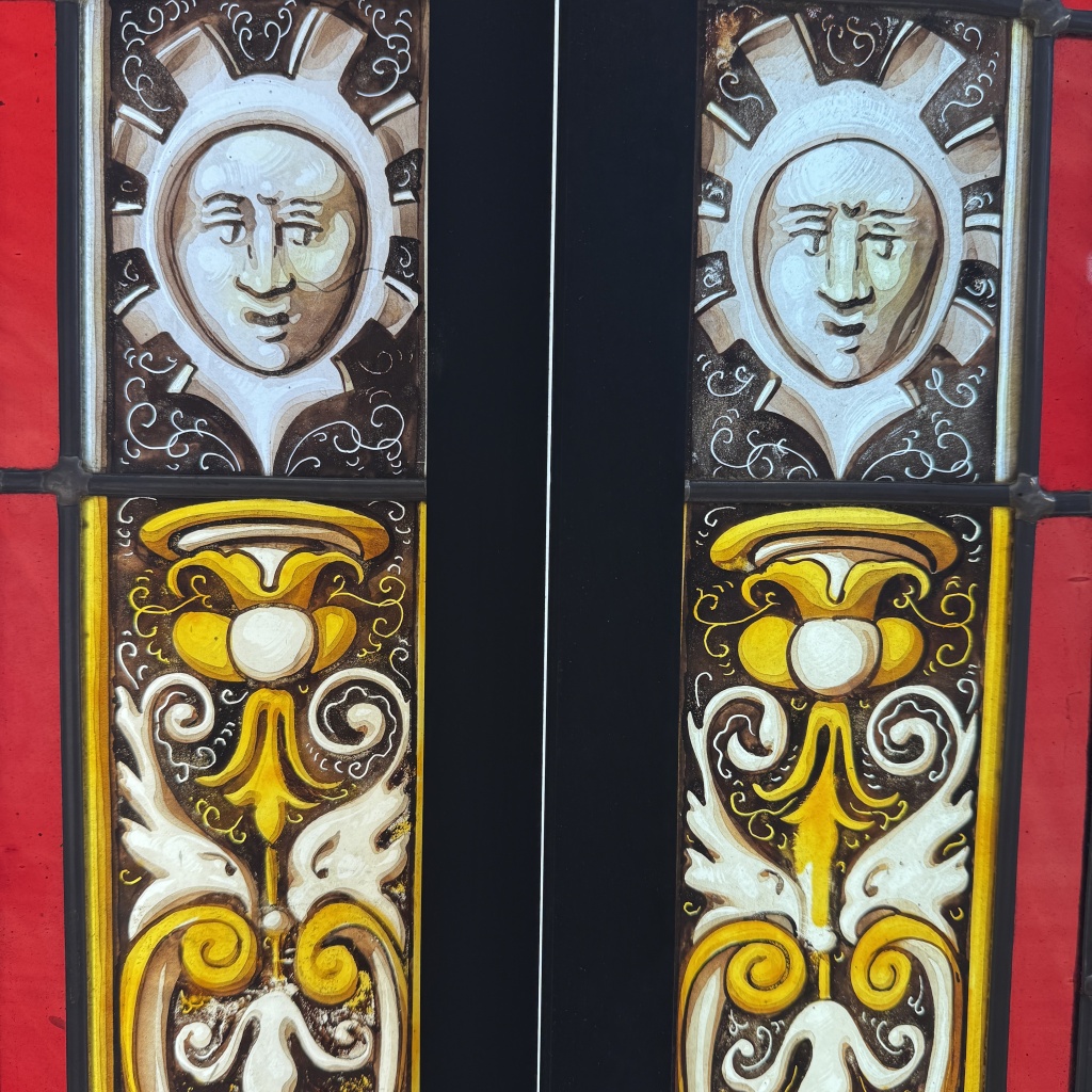 Vitraux aux profils (H165cm L111cm) 15