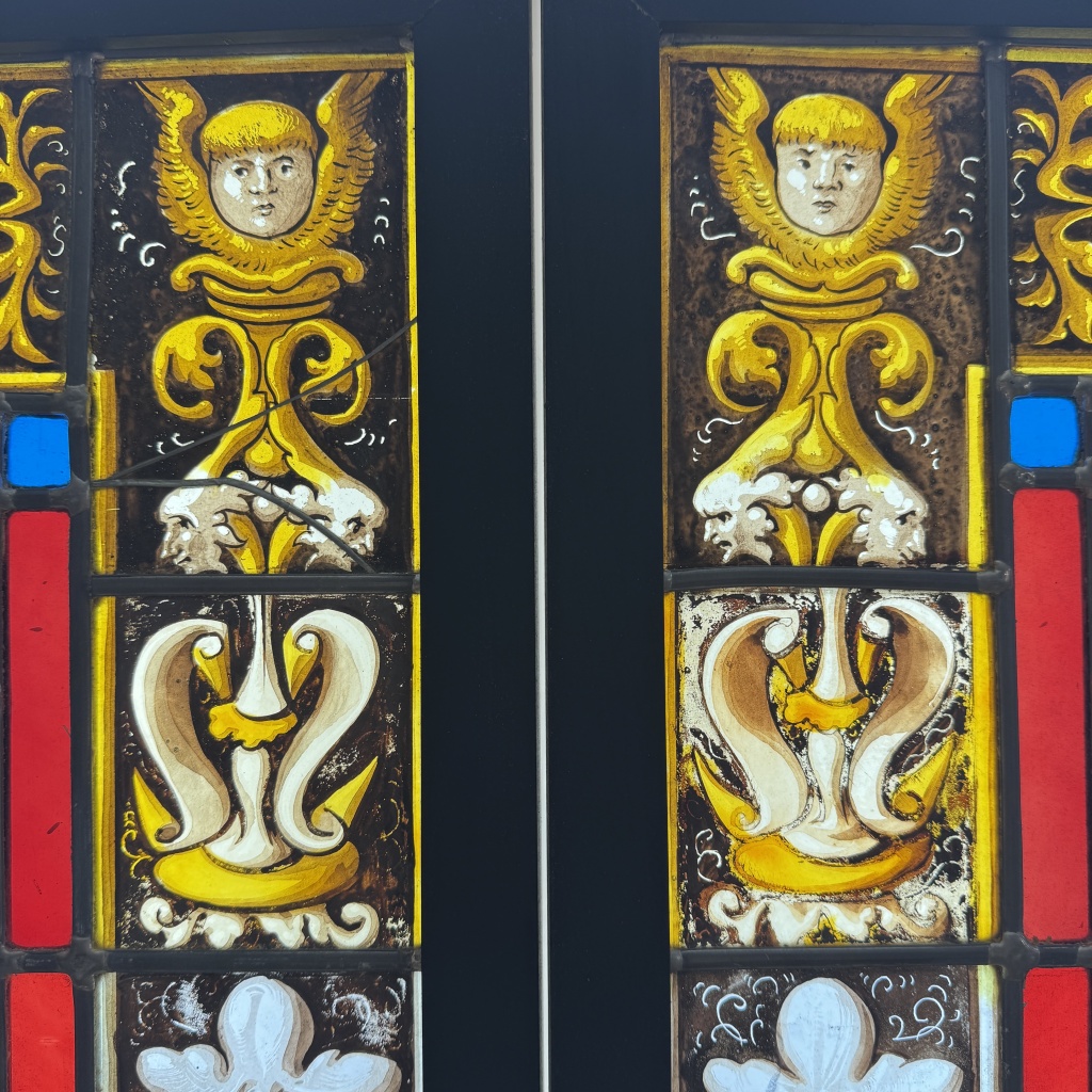 Vitraux aux profils (H165cm L111cm) 16