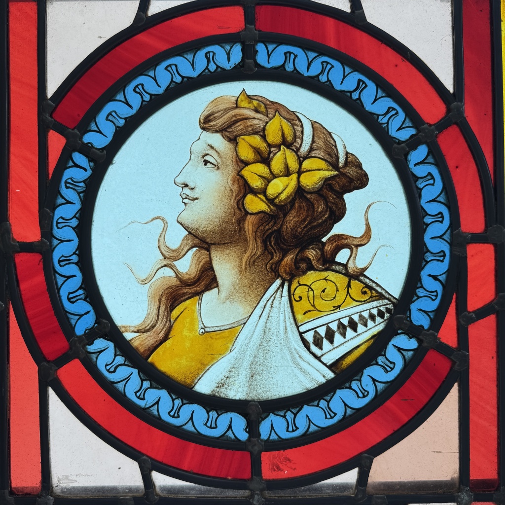 Vitraux aux profils (H165cm L111cm) 6