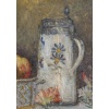 Nature morte aux fruits et porcelaine, Léonce PELLETIER (1869-1950) 15