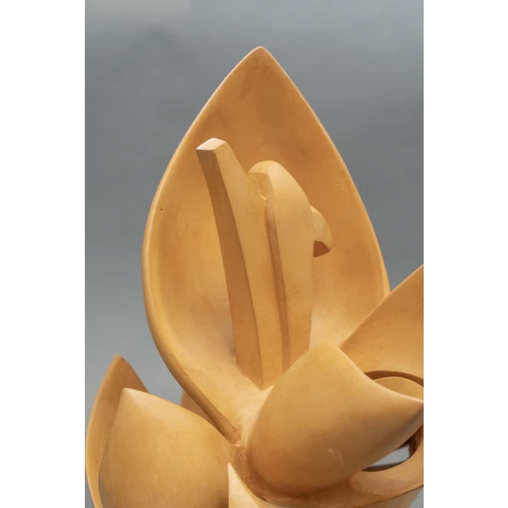 Sculpture Abstraite en Terre Cuite – Bernard Grassias 12