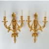 Paire d&rsquo;appliques de style Louis XVI. XIXème siècle. 7