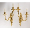 Paire d&rsquo;appliques de style Louis XV. XIXème siècle. 8